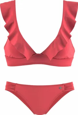 Produktbild von JETTE Triangel-Bikini rostrot Größe 42 Cup C/D