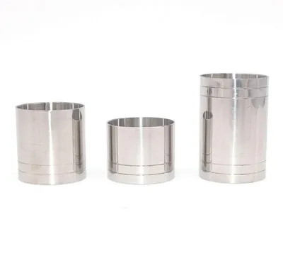 Produktbild von Cocktail Jigger Set 25ml 35ml 50ml Edelstahl gebürstet 3er Set