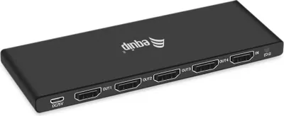 Produktbild von Equip HDMI2.0 4-Port Splitter Ultra Slim 4K/ 60Hz    schwarz