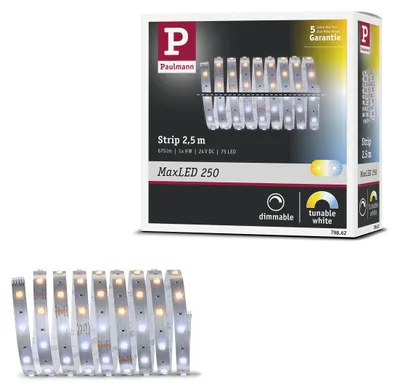 Zdjęcie produktu dla Paulmann MaxLED 250 – przedłużka taśmy LED z regulacją barwy światła