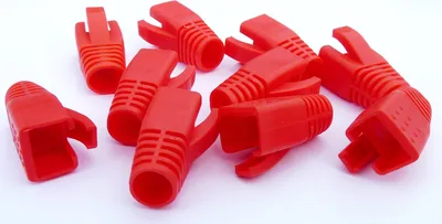 Zdjęcie produktu dla Zaślepka DATACOM do RJ45 (CAT6A, CAT7) czerwona (10szt)