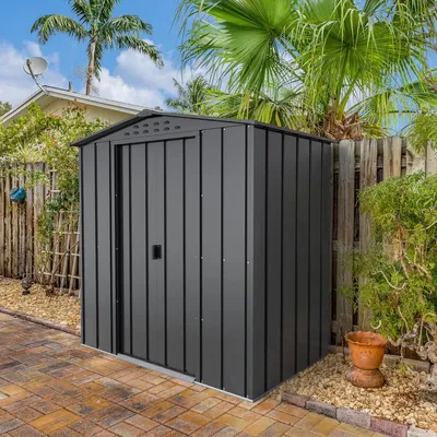 Image de DURAMAX Riverton Top Maison de jardin 2,5 m² + profilés de sol, anthracite DURAMAX 50013