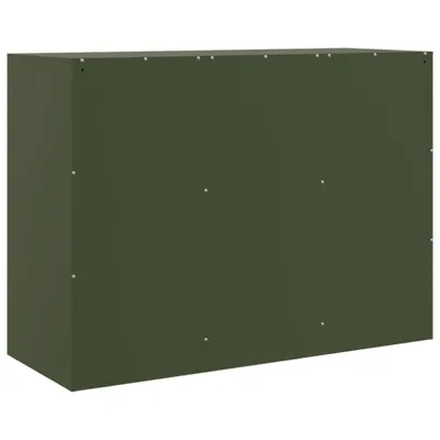 Produktbild von Sideboard Olivgrün 99x39x73 cm Stahl