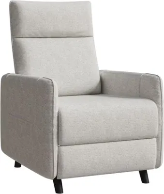 Immagine prodotto di Poltrona reclinabile XP1-CL cloud con schienale regolabile, bianco/grigio