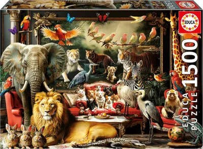 Immagine prodotto di Puzzle - EDUCA - The Animal Manor - 1500 pieces - 85 x 60 cm - from 15 years old