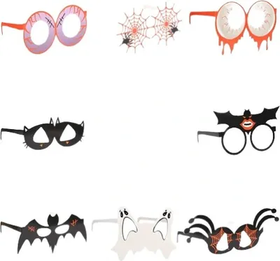 Obrázok produktu pre Papierové okuliare Cosplay Halloween Disguise 9ks.
