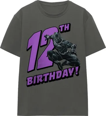Produktbild von Black Panther: Wakanda Forever - T-Shirt für Damen, 12er Geburstag TV25180 (XL) (Holzkohle)