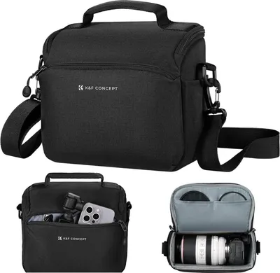 Image de K&F Concept Sac à bandoulière pour appareil photo SLR Noir
