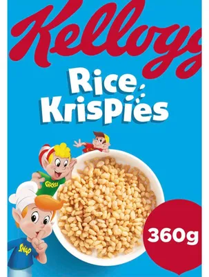 Immagine prodotto di Kellogg's Rice Krispies Cereali da colazione 360g – Fiocchi di riso croccanti