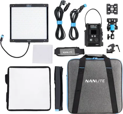 Zdjęcie produktu dla Nanlite PavoSlim 60C, 72 W, LED, 2700 K, 7500 K, 60°, Czarny