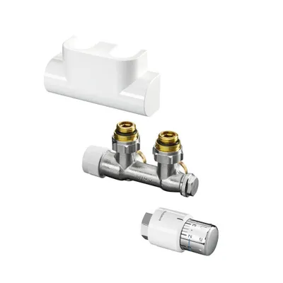 Immagine prodotto di Oventrop Thermostat-Set Multiblock-T Eckform, weiß