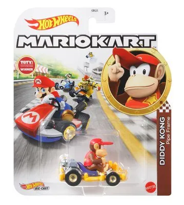 Immagine prodotto di Hot Wheels Mario Kart, auto, 3 anni, rossa, gialla