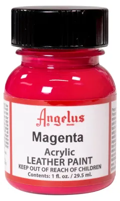 Lederfarbe Magenta 1 oz – Acrylfarbe für Schuhe & Accessoires