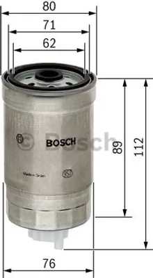 Produktbild von Bosch Kraftstofffilter  1 457 434 291