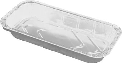Produktbild von 75 Aluschalen 1/3 GN eckig ALU 32,1x16x4,2 cm - Lösung für Speisenpräsentation
