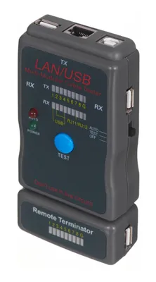 Image de Testeur de câbles réseau Cablexpert NCT-2 Noir