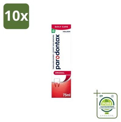 Obrázek produktu pro 10 kusů zubní pasty Parodontax Original, 75 ml, velkopackování