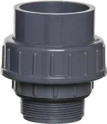 Produktbild von PVC-Formstück, Verschraubung mit Ring, 63 mm x 2