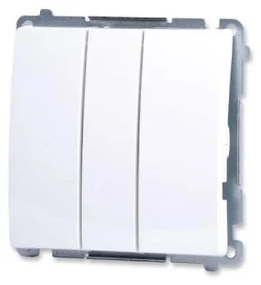 Zdjęcie produktu dla Kontakt-Simon BMW31.01/11, Plastik, Biały, IP20, 250 V, 10 A, 75 mm