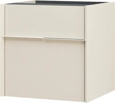 Produktbild von Waschtischunterschrank Baden Haus Space Breite 50 cm Gebürstet weiß