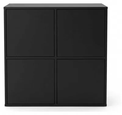 Produktbild von VDD – Vinylschrank – Aufbewahrungsschrank – LP-Aufbewahrung – Vinyl-Aufbewahrungsmöbel – Schwarz