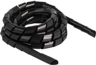 Produktbild von DELOCK Spiralschlauch flexibel 2 m x 16 mm schwarz