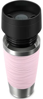 Zdjęcie produktu dla EMSA TRAVEL MUG Waves 0,36 L czarny, kolor: pastelowy róż
