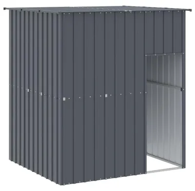 Produktbild von vidaXL Hundehütte mit Dach Anthrazit 165x153x181 cm Verzinkter Stahl