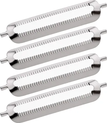Produktbild von TURBO PRODUKTE 4er Set Original Ersatzklingen für Turbo Schäler u. Schäler anderer Hersteller | Robuster Edelstahl | Kinderleichte Installation
