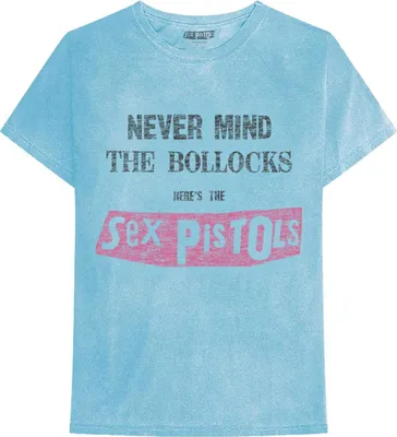 Image de Pistols - "Never Mind The Bollocks" T-shirt Homme/Femme Unie RO3330 (M) (Bleu)