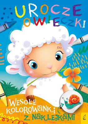 Image de Wesołe kolorowanki z naklejkami. Urocze owieczki