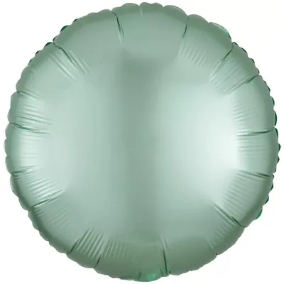 Image de Ballon rond satin vert menthe 45cm