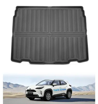 Obrázok produktu pre Podlahová rohož do batožinového priestoru, vyrobená z TPE, pre Toyota Yaris Cross Hybrid, modely z rokov 2021-2026, farba: čierna