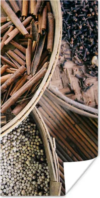 Produktbild von MuchoWow® Poster Kräuter auf der Kaffeeplantage 60x120 cm - Wandschmuck