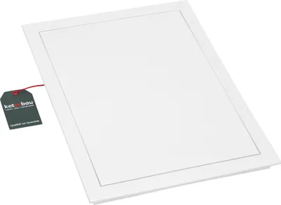 Produktbild von KOTARBAU® Revisionstür Revisionsklappe 30x40 cm zum Lackieren Schnappverschluss Revitür  Inspektionstür Zugangstür Wartungsklappe Serviceklappe Trockenbau Reinigungsklappe Kunststoff Weiß