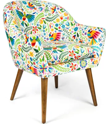 Immagine prodotto di Poltrona Excelsa Mexican Flowers in poliestere e multistrato 70x65x83 cm multicolore