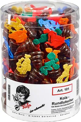 Image de Sucettes rondes Küfa Kola au goût de cola 100 pièces 1800g