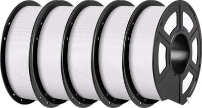 Zdjęcie produktu dla Filament PLA, 5 kg, przyjazny dla środowiska, 5 kg biały
