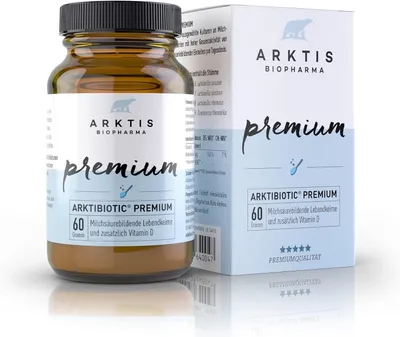 Obrázek produktu pro Doplněk stravy Arktis BioPharma Arktibiotic Premium, 60g