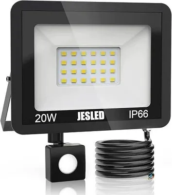 Zdjęcie produktu dla Reflektor LED 20W czujnik ruchu 2200LM oświetlenie ogród garaż IP66