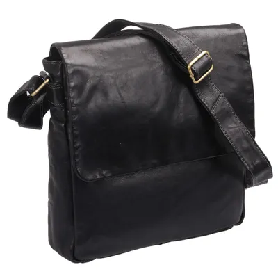 Produktbild von Handtasche Leder weich Damentasche, schwarz