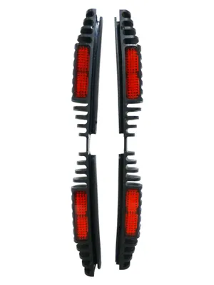 Produktbild von HP Kfz Türkantenschoner mit Reflektor - aufsteckbar - Größe: 23 x 187 x 24 mm - 4 Stück