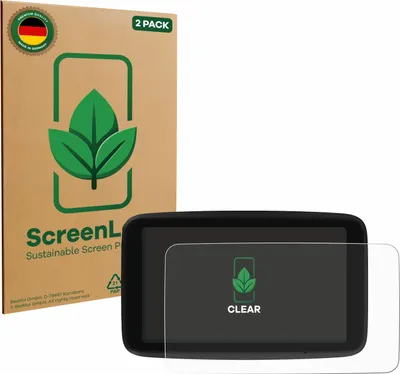 Produktbild von 2x ScreenLeaf Schutzfolie für TomTom GO Classic 6" (2. Generation) Displayschutz Display Schutz Folie Klar Transparent