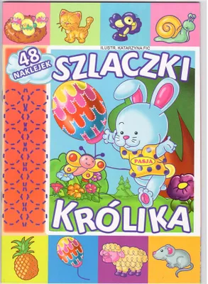 Image de Szlaczki Królika Kolorowanka edukacyjna z naklejkami