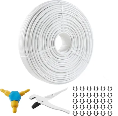 Produktbild von VEVOR Aluverbundrohr Aluminium Mehrschichtverbundrohr 300 m Weiß PEX-Rohr Alu-Mehrschicht-Verbundrohr MV-Rohr Mehrschichtrohr Ideal für Fußbodenheizung und Heizkörper-Anbindung Alu Verbundrohr