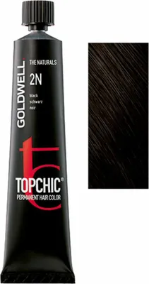 Produktbild von Goldwell Topchic The Naturals, Schwarz, 2N, Black, Unisex, 60 ml, Alle Haare