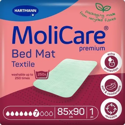 Immagine prodotto di Molicare Premium Bed Mat Textile 7 gocce 85x90cm 1 pz
