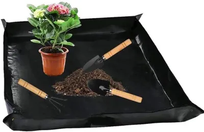 Obrázok produktu pre Unyqoos® Vodovzdorná a skladateľná záhradná podložka na starostlivosť o rastliny a presádzanie, 100 x 100 cm