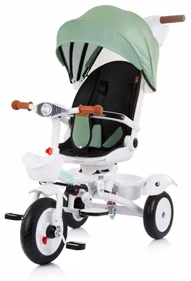 Zdjęcie produktu dla Trójkołowy wózek z daszkiem Chipolino - Futuro, zielony