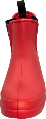 Produktbild von Fischer Damen Stiefelette Gummistiefel bunter Stretcheinsatz 201032, Größe:41 EU, Farbe:Rot